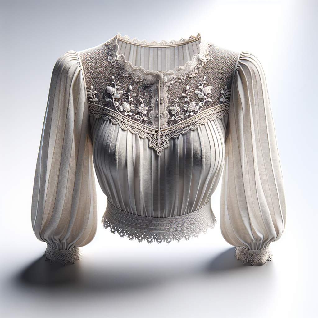 Bluse mit Spitze